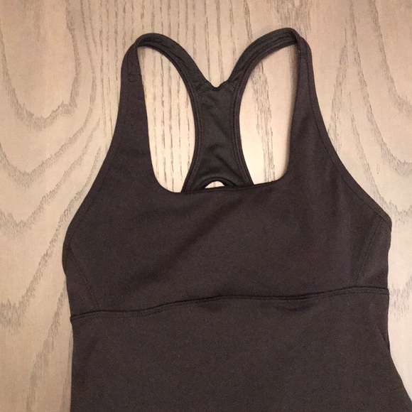 Lululemon Black Racerback Tank Top Size 4 - Picture 2 of 5